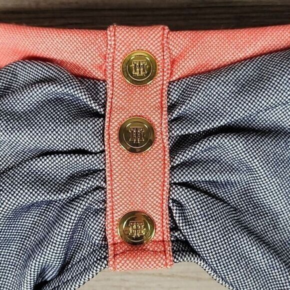 Tommy Hilfiger Bandeau Bikini Top Sz M w/o optional strap - Picture 3 of 7